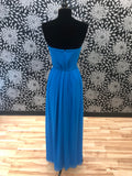 Cerulean Ruched Gown