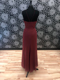 Burgundy Shimmer Dress