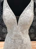 Fitted French Lace with Overskirt